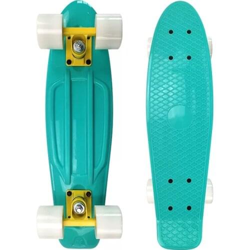 22 Inch Multicolor Cruiser Skate Board Mini Penny Board Complete Ready To Ride Children Toy Scooter Macarons Color Skateboard