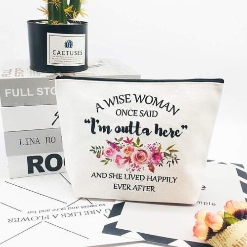 Best Friend Wife Mom auntie Grandma sister Coworkers Boss Nurse Teachers doctor Colleagues Retired Retirement Makeup Gifts Bag