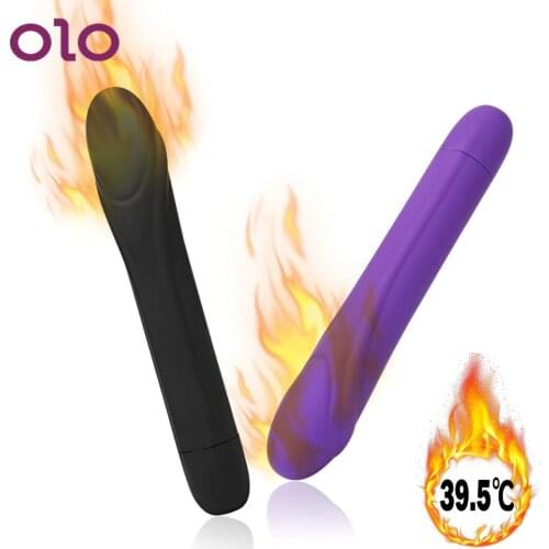 OLO Heating Vibrator 10 Speed AV Magic Wand Clitoris Stimulation Sex Toys for Women