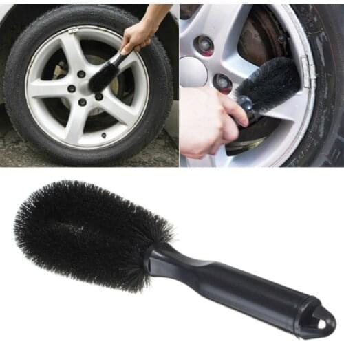 Auto Rim Scrubber Wheel Brush Cleaner Dust Remover Plastic Handle Motorcycle Truck Washing Vehicle Wash Tire Cleaning Tools