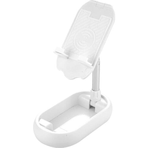 Universal Folding Tablet Cell Phone Holder Stand Desktop Bracket with Mirror