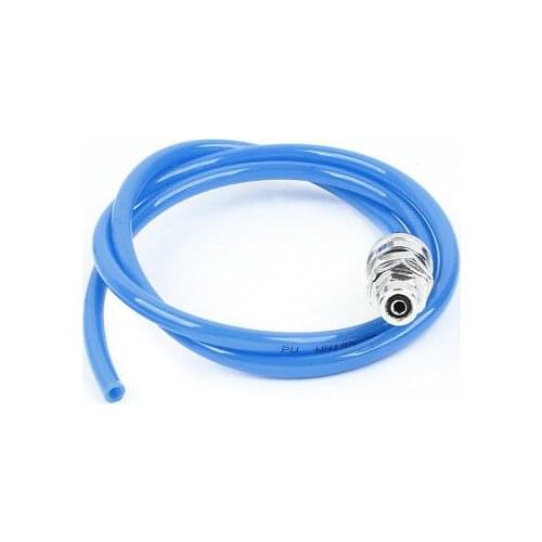 13mm Quick Fittings Blue 8x5mm Air Compressor Flexible PU Tube 3.3Ft