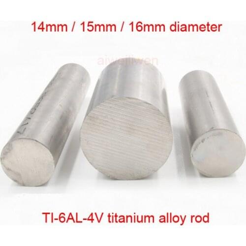 14mm 15mm 16mm diameter grade 5 Pure titanium bar GR5 titanium rod TI-6AL-4V BT6 TA6V YATB640 TC4 medical Ti stick