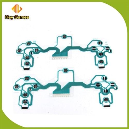 2PCS/LOT Replacement Buttons Ribbon Circuit Board for PS4 Wireless Controller Conductive Film Keypad flex Cable PCB