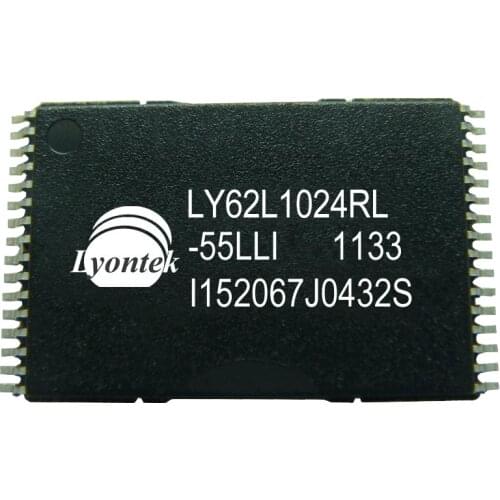 20pcs New Original LY62L1024RL-55LLI 1M Low Power SRAM 128K x 8 sTSOP(32) 55ns 2.7 to 3.6V -40~85°C