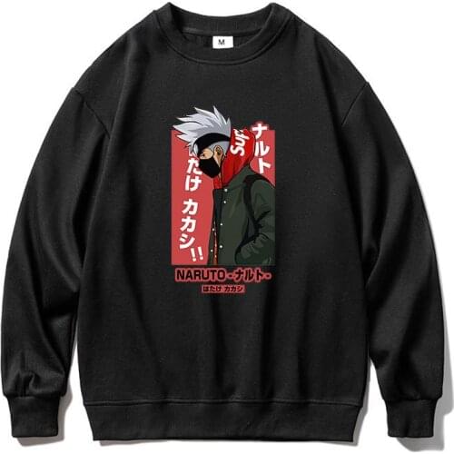 2021 Hot Japanese Anime Sasuke Cosplay Kakashi Hoodies Mens Sweatshirts Pullovers Akatsuki Manga Harajuku Hoodie Dropshipping