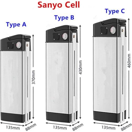 36V 48V 52V 60v 8.8ah 10ah 11ah 15.4ah 17.6ah 22ah 24.2ah Big silver fish Top discharge Sea Tyrant foldable ebike battery