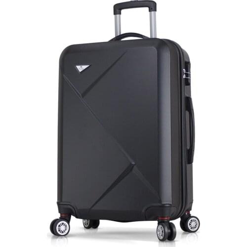 Black Unisex Medium Size Suitcase, Travel Bag