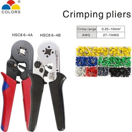 COLORS Crimping Wire Tool Pliers Crimper Tools Zange Alicate Multifuncional Alicate Crimpador Alicates Electricista Crimp Pinces