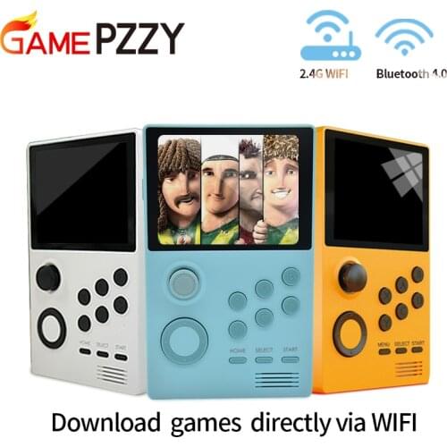 GAME PZZY A19 Pandoras Box Android supretro handheld game console IPS screen built-in 3000+games 30 3D games WiFi downlo