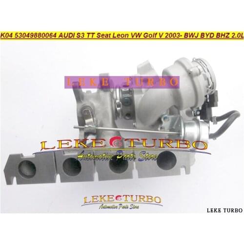 K04 53049880064 5304-988-0064 5304-970-0064 Turbo For AUDI S3 TT For Seat Leon For V-W Golf V 03- BWJ BYD BHZ 2.0L TFSI Gasoline