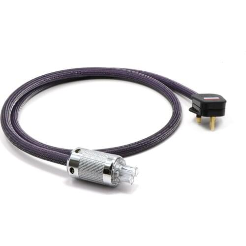 Hight Quality HIFI UK Power Cable UK Mains Lead For AMP CD player Audio Visual & Hi-Fi Equipment D507