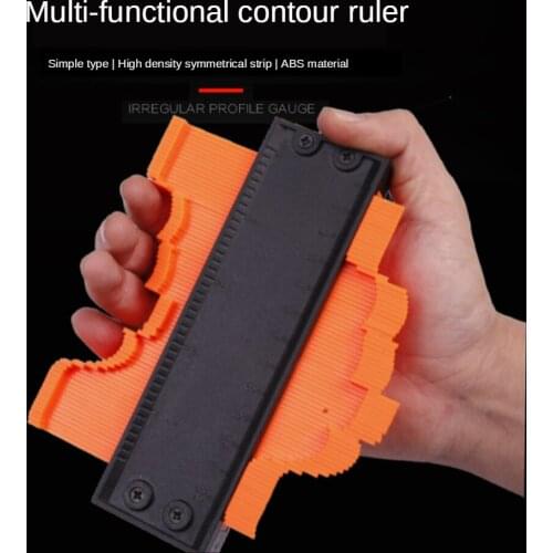 Contour Curving Ruler Profile Gauge Profile Tool Alloy Edge Shaping Wood Measure Ruler Universal Gauge Shape Extractor Irregular