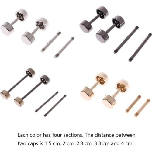 THINKTHENDO 2pcs Bag Metal Clasp Buckles Detachable Wheel Buckle for Bags Handbag Accessories