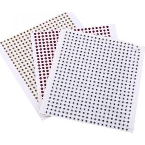 Fishing lure set 200/500pcs 3D Fishing Lure Eyes Fly Tying Crafts Stickers 3/4/5/6mm Saltwater LJ fishing accessories