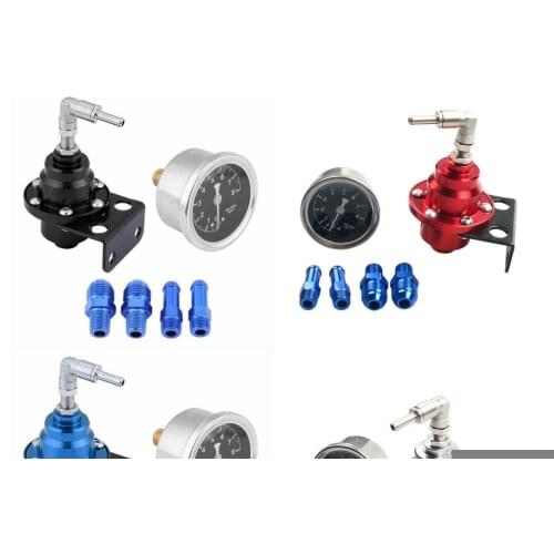 New Universal Adjustable Fuel Pressure Regulator tomei type With original gauge and instructions