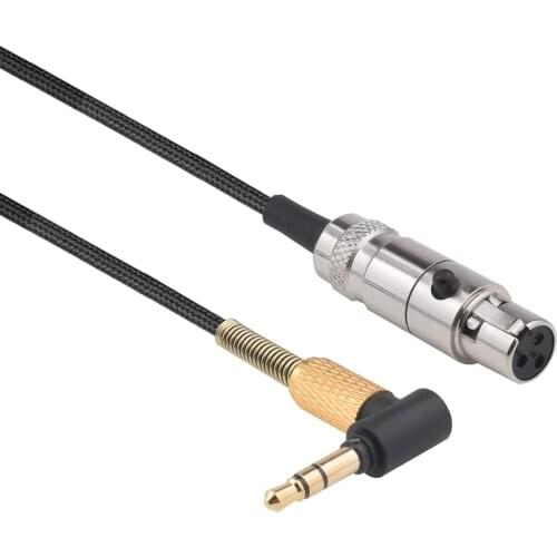 OFC Braided Replacement Stereo Audio Cable Extension Cord Wire For Reloop RHP20 RHP 20 Headphones