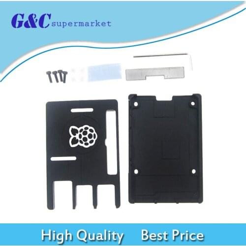Raspberry Pi 3 Model B Ultra-thin Aluminum Alloy CNC Case Plastic Box Closed Cover Shell for Raspberry Pi 3B+/2 diy electronics