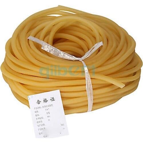 1M 4x6 5x7 5x10 6x9 8x12 9x12mm Elastic Natural Latex Rubber Band Tube for Hunting Slingshot Catapult