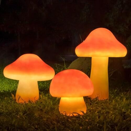 Creative Lighting Mushroom Villa Courtyard Garden Lane Landscape Mushroom Light Public Park Real Estate Decorative Lawn Lamp