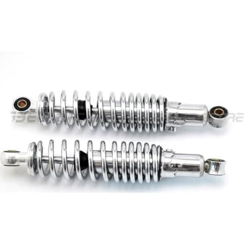 2 Pcs Universal Silver 320mm 280mm Rear Shock Absorber Suspension for Motorcycle Monkey Bike Z50 DAX JC70 Motorbike Scooter