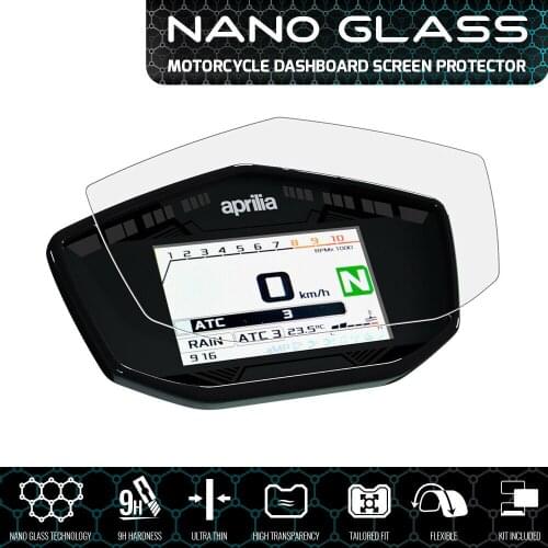 2020 2021 NANO GLASS Motorcycle Dashboard Screen Protector Instrument Film Fit For Aprilia RS660 Tuono 660