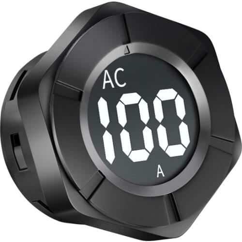 Peacefair PZEM-024A Single Phase Ammeter Round LCD Digital AC 30-500V Electric Amp Panel Meter Current Meter With Coil CT