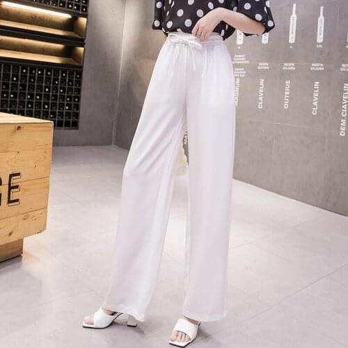 Women Pants Female Streetwear Joggers Oversize High Waisted Korean Style Office Lady Fashion Wide Leg Harajuku Sweatpants Baggy