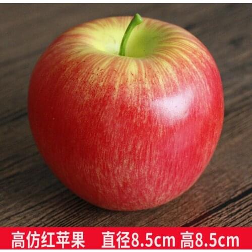 10 PCS Simulation Fruit Decoration Fake Apple Banana Model Photography Props Vegetable Decoration Plastic Fruit Table Decoration