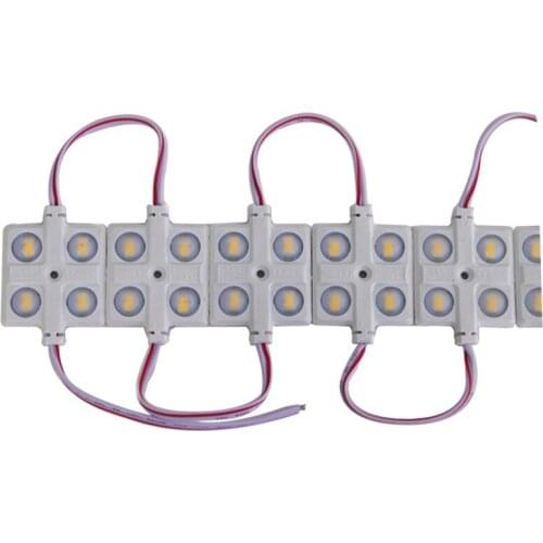 300pcs/lot LED module 5730 4 LED 2W Module 12V full color waterproof super brighter square led modules lighting