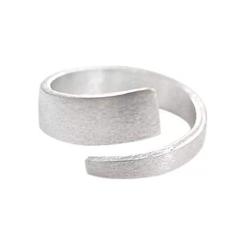 Real 925 Sterling Silver Big Rings For Women Wedding Engagement Jewelry Large Round Antique Open Finger Rings Bijoux