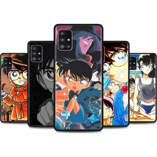 Phone Case For Samsung A91 A72 A71 A52 A51 A42 A41 A32 A31 A21s A21 A12 A11 A02s A02 A01 Cover Fundas Anime Famous Detective Boy