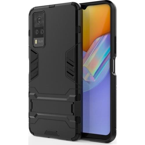 Phone Case For Vivo Y51 Case Back Shockproof PC Hard Armor Bumper Stand Holder Cover For Vivo Y51 Cover For Vivo Y31 Y51 Fundas