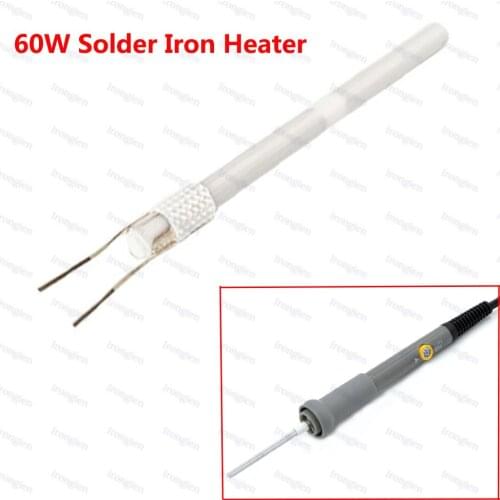 Adjustable Temperature Electric Soldering Iron Heater 220V 60W Ceramic Internal Heating Element For 908 908S Soldering Iron