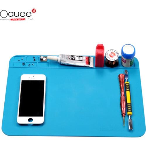 ESD Heat Insulation Soldering Mat Computer Phone Repair Tools Kit Magnetic Working Repair Pad Heatresistant Maintenance Platform