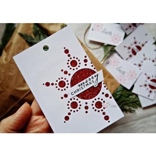 Round hole snowflake Metal Cutting Dies Stencils DIY Scrapbooking Paper/photo Cards Embossing Dies