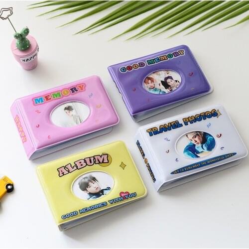 36 capacity INS Style Horizontal 3 Inch Mini Photo Album Plug-in PP for ATEEZ Stray kids bangtan boys lomo Card