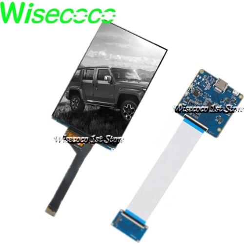 Wisecoco 6 Inch 2k Mono Lcd Display For DLP/SLA 3d Printer 1620x2560 Monochrome High Light Transmittance Hdmi Mipi Board