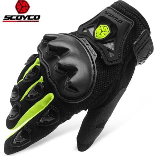 Motorcycle Glove Guantes Moto Touch Screen Full Finger Breathable Powered Outdoor Motorbike Racing Riding Bicycle Summer Gloves
