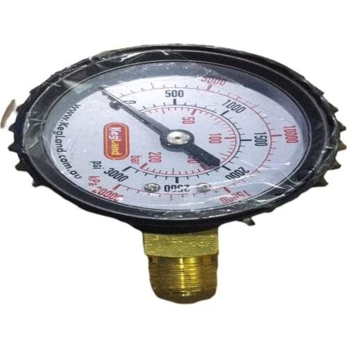 REPLACEMENT HIGH PRESSURE GAUGE FOR REGULATOR 0-3000PSI