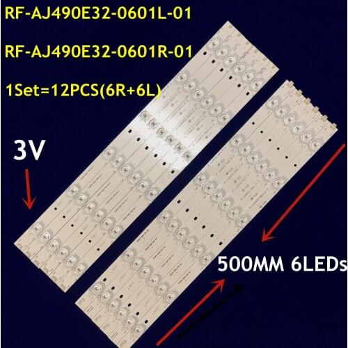 LED backlight strip RF-AJ490E32-0601R-01 A1 LC.45J10G001 LED Backlight LC-49CFE6032E LC-49CFE5001E LC-49CFE6031K LC-49CFE6032K