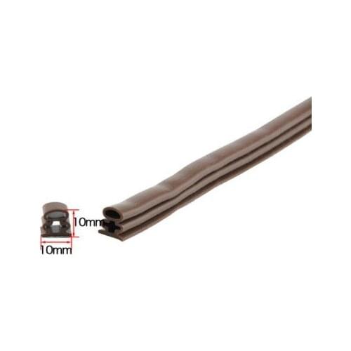 10*10mm 6M Silicone rubber sealing strips crash soundproof door thong strip security door/ window sealed slot type I -shaped