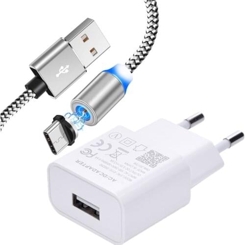 USB Wall Travel Charger With Magnetic Type C Charging Cable for Huawei Y9S Y8P P30 Lite P40 Pro Honor V20 20 20s V30 30 30s