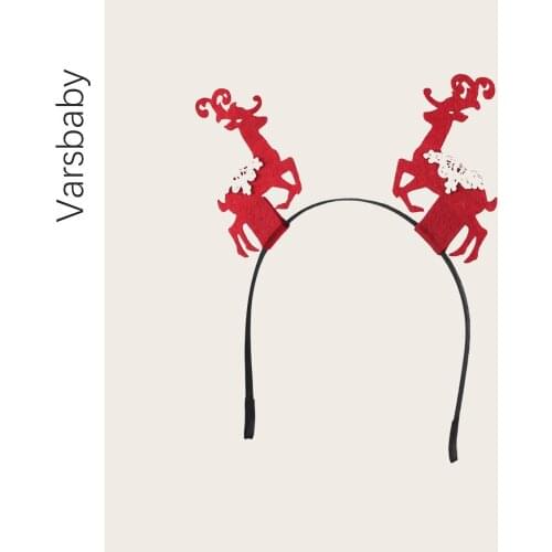 Varsbaby Christmas Tree Love Party Dress Underwear Set Accessories Antler Headband Christmas Women Red