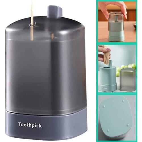 Pop-up Toothpick Box Toothpick Holder Automatic Toothpick Dispenser Gadgets Inteligentes For Kitchen,Decor Restaurant