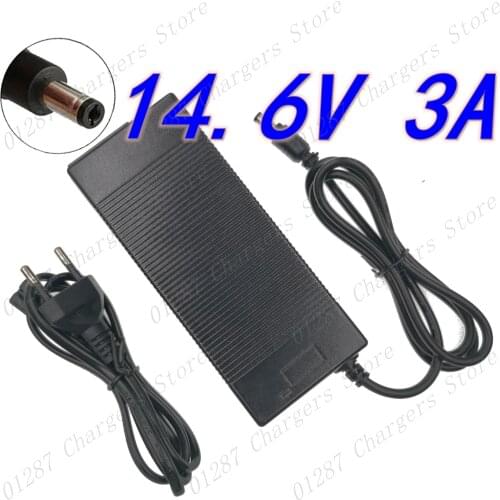 14.4 or 14.6V 3A Battery charger for 4S 3.2V 4series Lifepo4 Battery pack with 3A constant charging current
