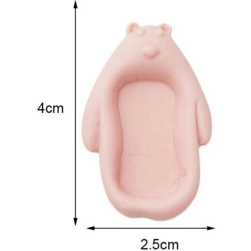 1/12 Miniature Model Soap Soap Dish Mold Soap Box Bathroom Box Dish Soap House Accessories Plastic For Kids Soap Doll Holde E7T4