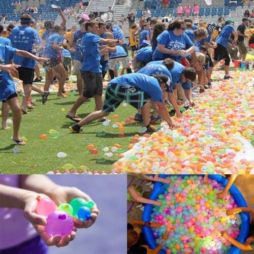 111PCS Water Balloons Kids Outdoor Summer Water Filled Bubble Ball Beach Toys Connectable Hose Fast Filling Automatic knotting