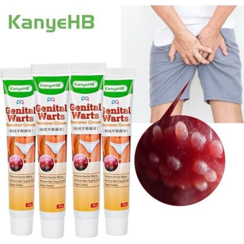 4pcs Private Part Penis Wart Vulva Herpes Remover Cream Genital Warts Remover Ointment Treatment Condyloma Acuminatum Plaster