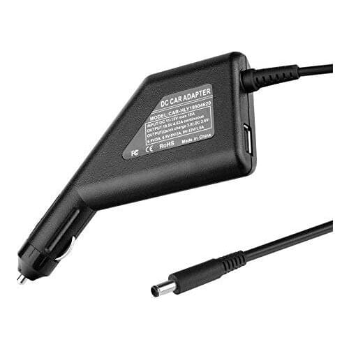 Huiyuan Fit for 19.5V 3.34A 4.62A 90W Laptop Car Charger For Dell Inspiron 11 3147 3148 3152 3153 3157 3158 P20T 13 7350 Power